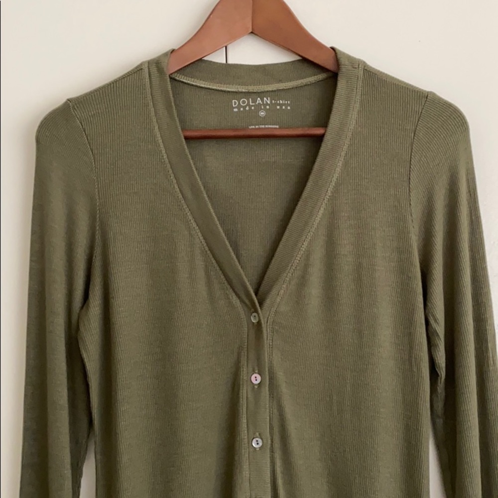 Dolan Ribbed Cardigan - Picture 4 of 8
